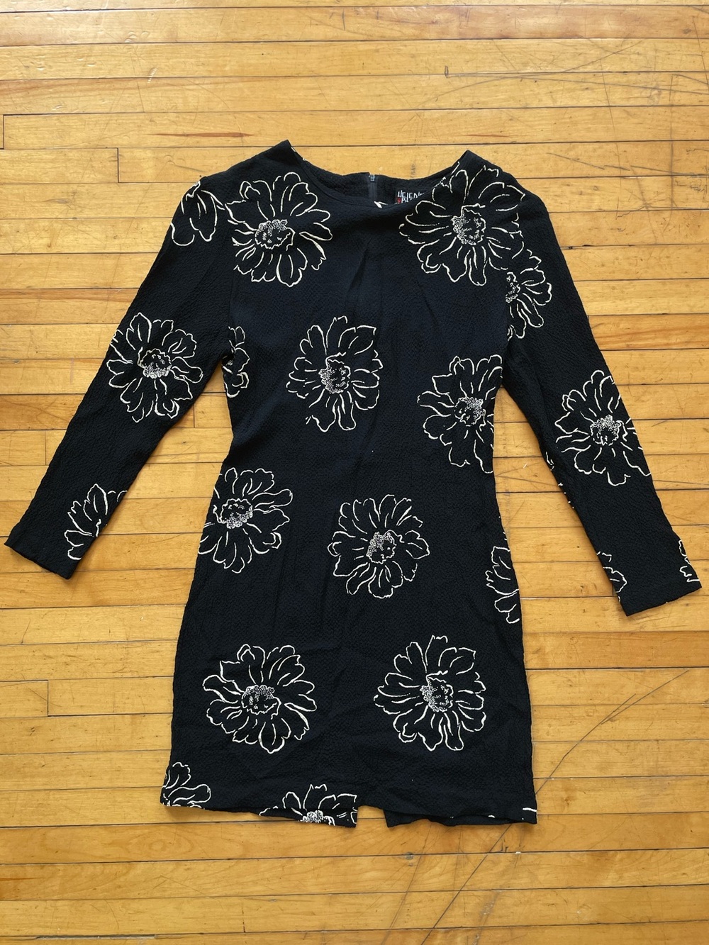 Vintage 90's Paper Tag Daisy Print Mini Dress